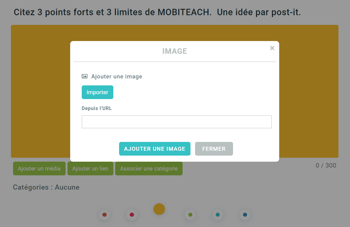 Post-it : insertion image