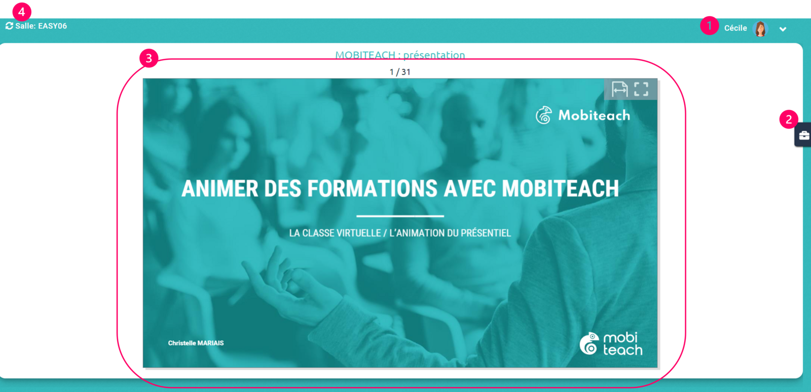 Interface MOBITEACH