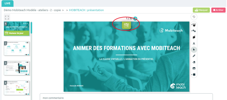 Live : lancement d'une activité intégrée 1