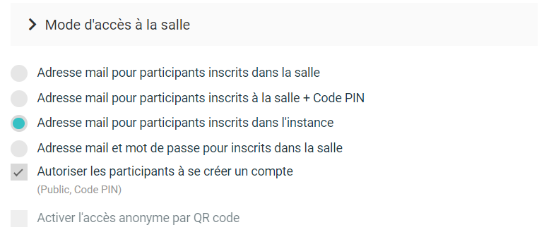 Mode d'accès à la salle MOBITEACH