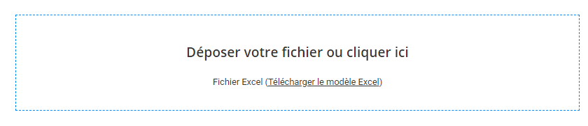 Inscription de participants par import de fichier XLS
