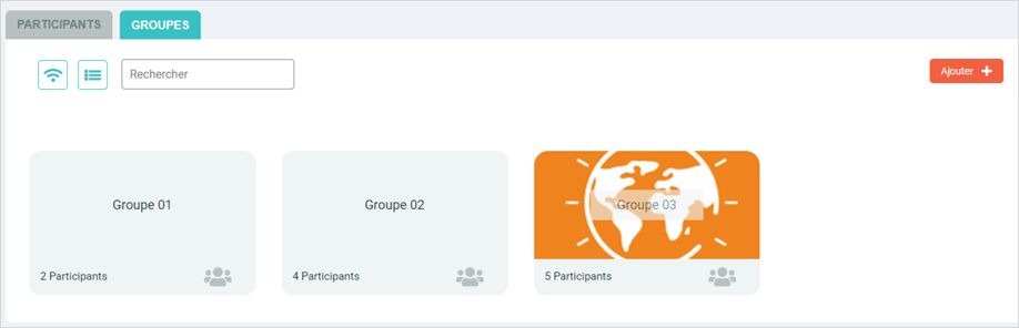 Gérer les groupes