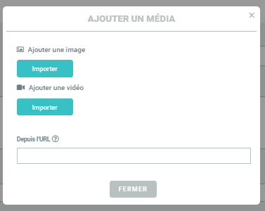 Ajout d'un média