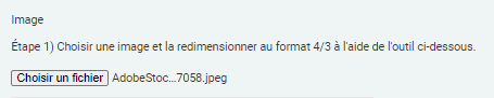 Choisir l'image